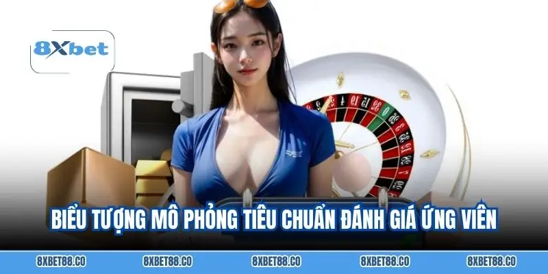 Biểu tượng mô phỏng tiêu chuẩn đánh giá ứng viên